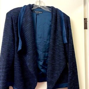 Blue blazer.  Gorgeous details.